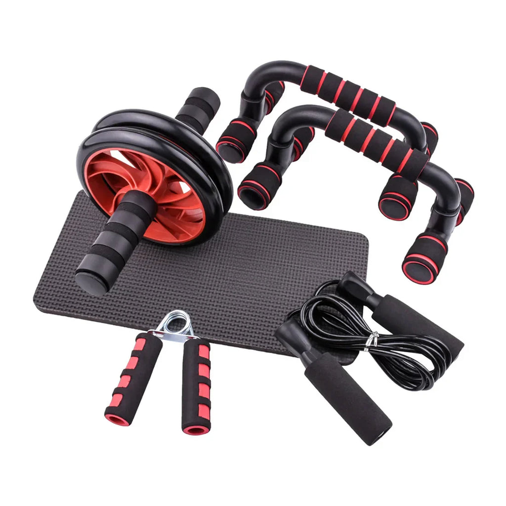 Home-Gym Set mit Bauchroller und Springseil